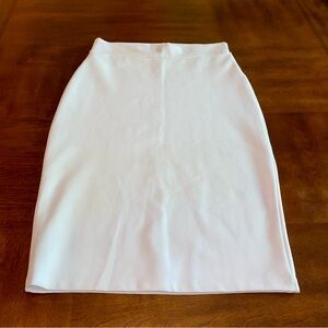 NWT White Pencil Skirt by E Chic Size Small